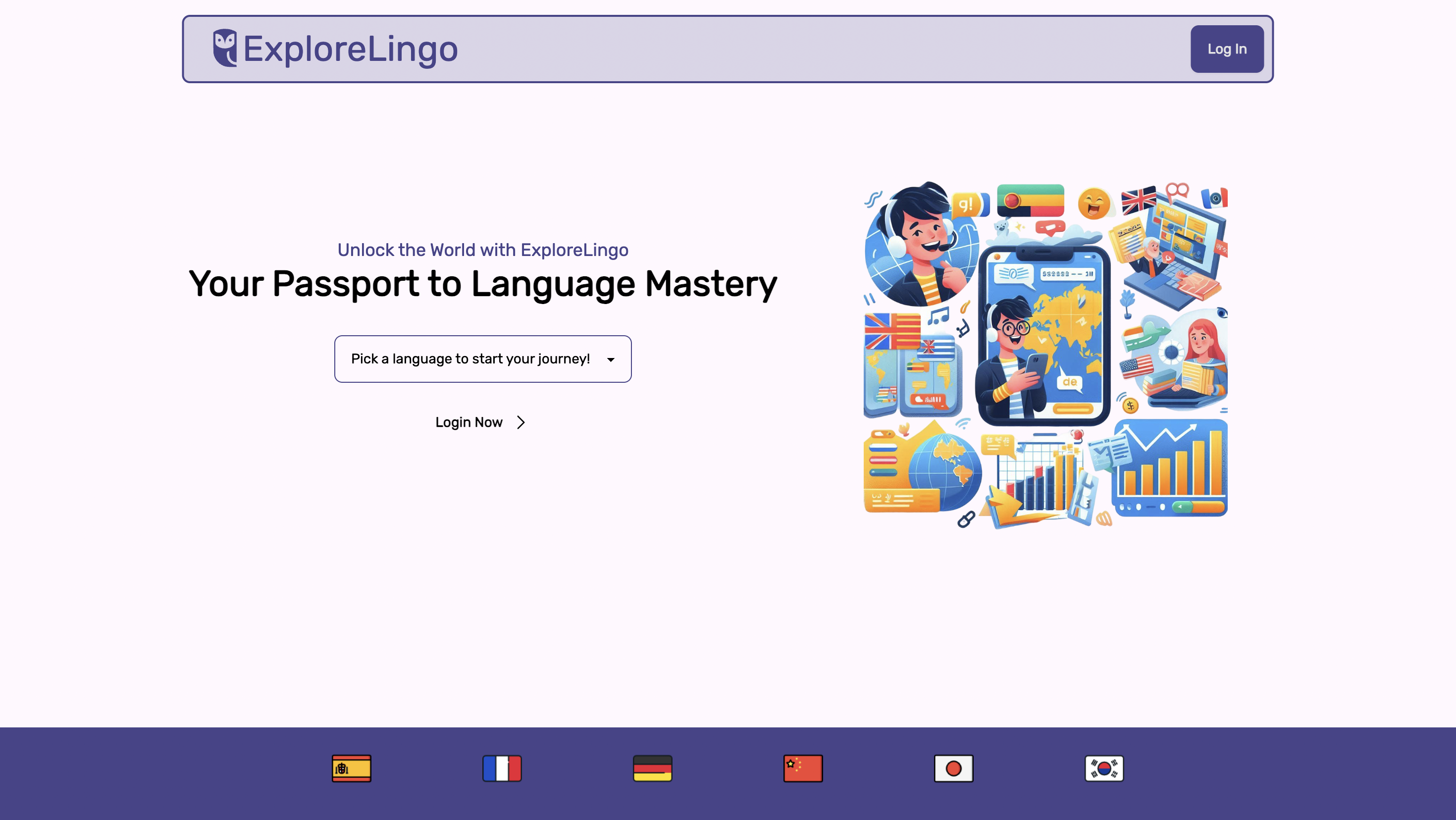 ExploreLingo Website